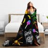 Game Thumb a Green Garden Grow Grow a Garden Knitted Blankets Velvet Lightweight Thin Throw Blanket for Airplane Travel Bed Rug