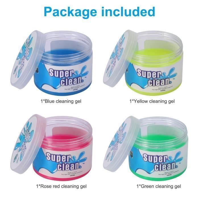 Keyboard Cleaning Gel, Super Clean Keyboard Cleaning Gel 4 Pcs Cleans Dust and Dirt for Computer, Vents of