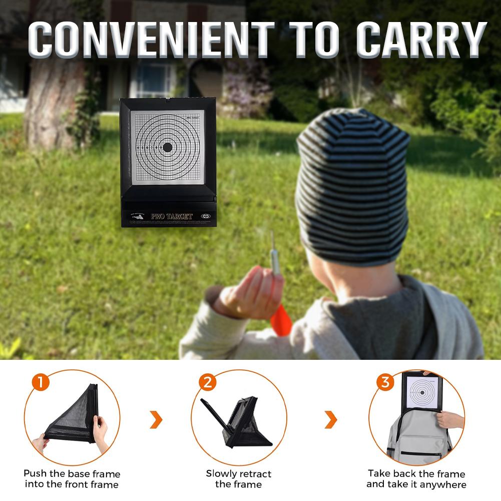 Schießscheiben Enthält 10 Stück Austauschbare Papier Tragbare Zielscheiben für Waffen Gewehrfalle Zielscheibe für Airsoft Luftdruckgewehr Luftgewehr BB-Gun