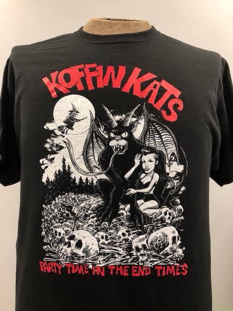 

Rare! The Koffin Kats Band Black Shirt Unisex S to 5XL AR246 Unisex T-Shirt L