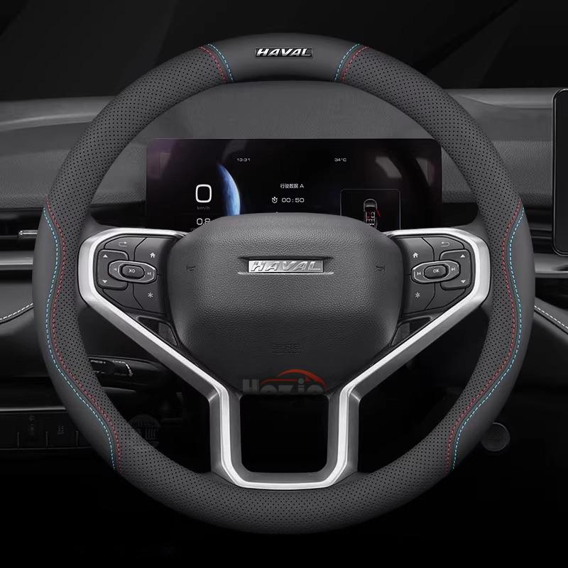 Leder Auto Lenkradabdeckung für Haval H9 F7 Jolion H6 V7 2018 2024 2025 2026 Innenzubehör