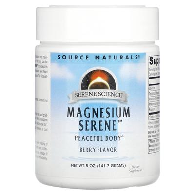 Magnesium Serene, Berry Flavor, 5 Oz (141.7 G)