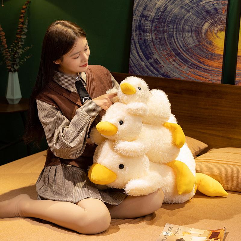 Soft Duck Plush Toy Stuffed Animal Sleeping Cushion Pillow Birthday Valentine's Gift Plushie Duck