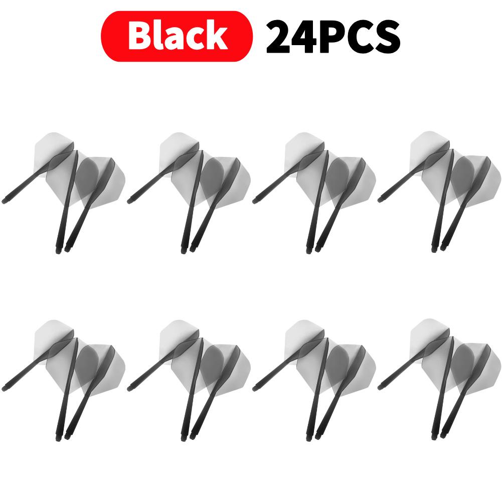 3-30Pcs 2BA Darts Tail Durable Anti-fall Darts Flights Transparent Plastic Darts Shafts Dart Throwing Entertainment Games
