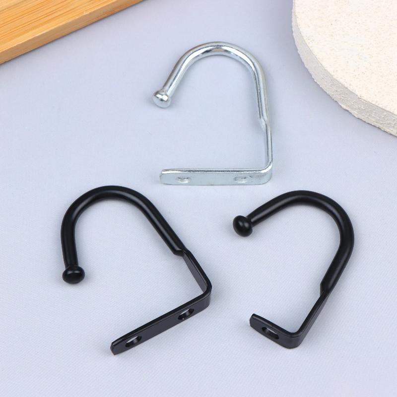 Järnkrokar Enkel Takkrok Köksskåp Väggmonterad Kläder Nycklar Klädhängare Kraftig Mångsidig Förvaringskrok