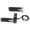 1Pair 3 Speed Gear Throttle Handle Grips for Electric Bicycle with Forward and Reverse Gear