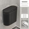 Pattumiera a Sensore Automatico da Parete per Bagno Cucina Chiusura Silenziosa Montaggio a Parete Plastica