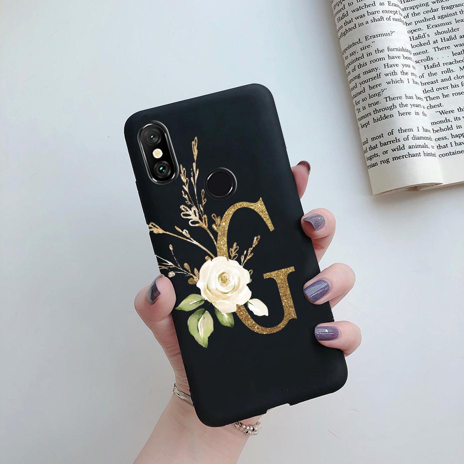 Case For Xiaomi Mi A2 A 2 Lite A1 A 1 MiA2 MiA1 Cute Letters TPU Silicone Bumper Soft Back Cover for Xiaomi Mi 5X 6X Phone Case