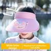 Breathable Empty Top Sunscreen Cap USB Rechargeable Women Sun Hat Cooling Fan Hat  Fishing Camping