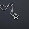 Personality Star Necklace Y2k Irregular Pentagrams Pendant Clavicle Chain Unique