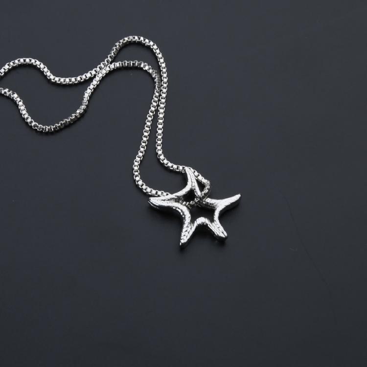 Personality Star Necklace Y2k Irregular Pentagrams Pendant Clavicle Chain Unique