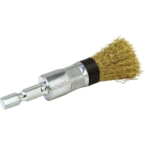 SK11 (SK11) Hexagonal shaft brass wire brush 15mm