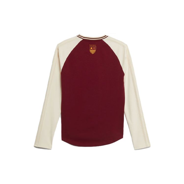 adidas x Wales Bonner Graphic Long-Sleeve T-Shirt Collegiate Burgundy Unisex Tops Red HC1651