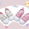 Niedlichen Kinder Turnschuhe Cartoon Atem Mädchen Schuh Einfache Mode Neue Leinwand Schuh Klassische Vielseitige Casual Schuhe Trendy Bord Schuhe