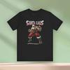 Comic Book Santa Superhero Men's T-Shirt, Muscle Tee, Graphic Tee for Christmas, Short Sleeve Shirt, Holiday Gift