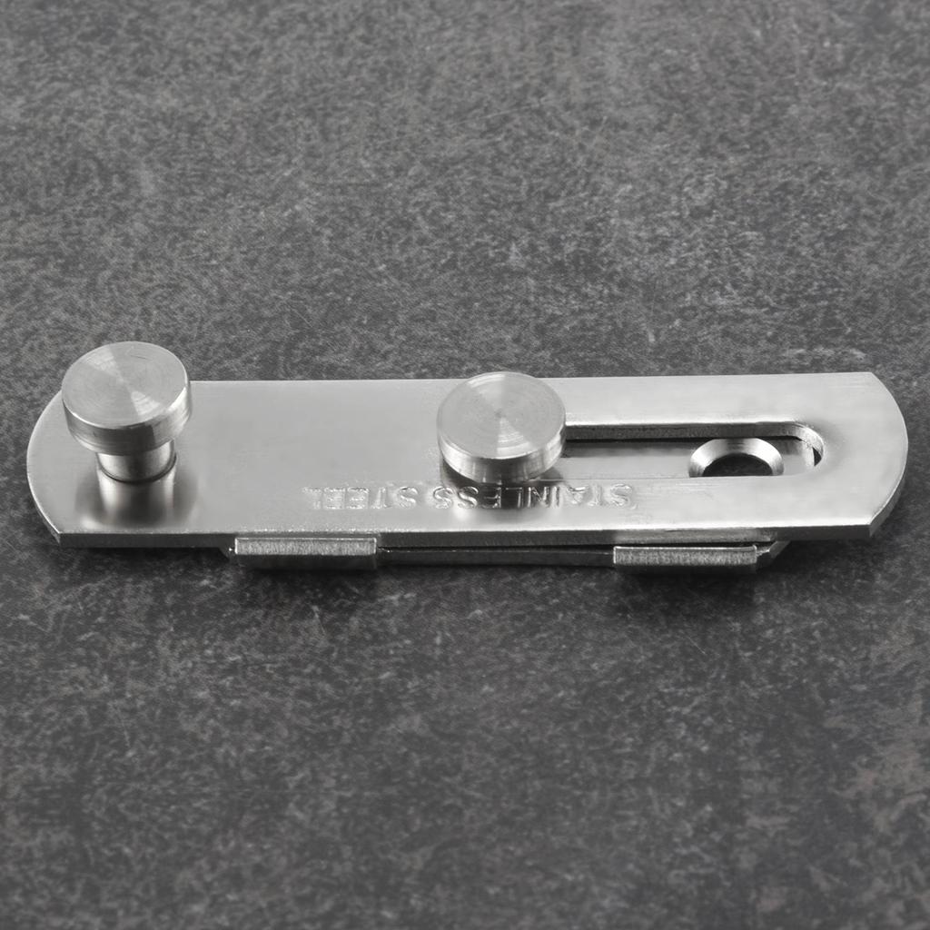 A34R 20X50x70mm Stainless Steel Home Safety Gate Door Bolt Latch Slide Lock Hardware