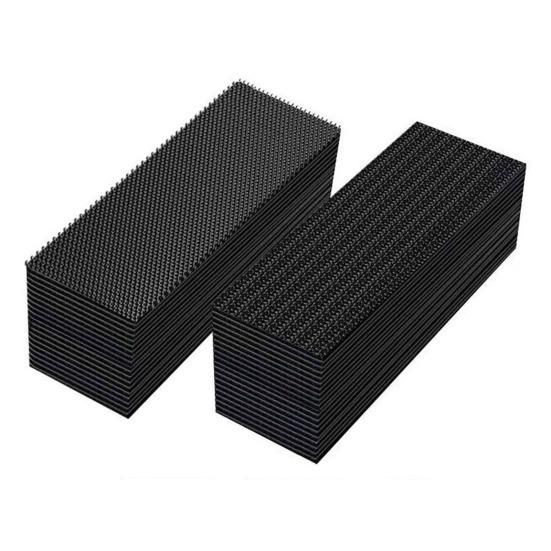 10/15/20/30/40/50Pcs Heavy Duty Fastener Tape Self Adhesive Interlocking Strip Damage-Free Multifunction Car Foot Mat Carpet Fixing Sticker