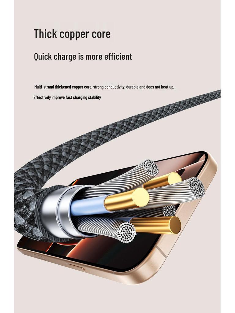 Twitch 100W Type-C Fast Charging Cable with Touch Display for Apple, Huawei & Android Laptops