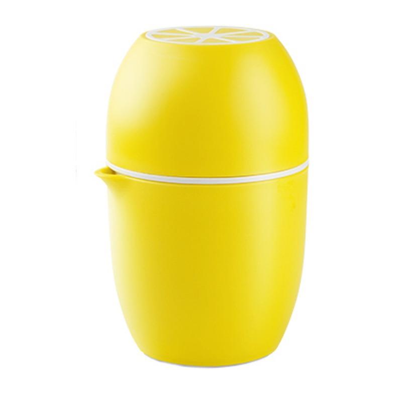 

Portable Manual Juicer Cup - Multifunction Blender Small and Portable Manual Juicing Cup for Household Use жёлтый