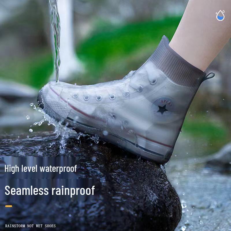 Wasserdichte Rutschfeste Unisex Silikon Regenstiefelüberzieher - Verdickt, Abriebfest, Outdoor-Schutz.