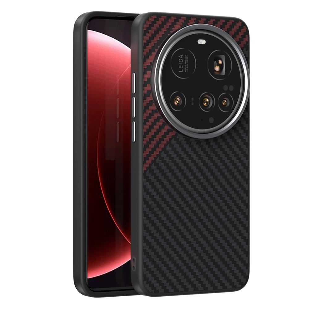 ABEEL For Xiaomi 15 Ultra Magnetic Case Carbon Fiber Texture Back Cover