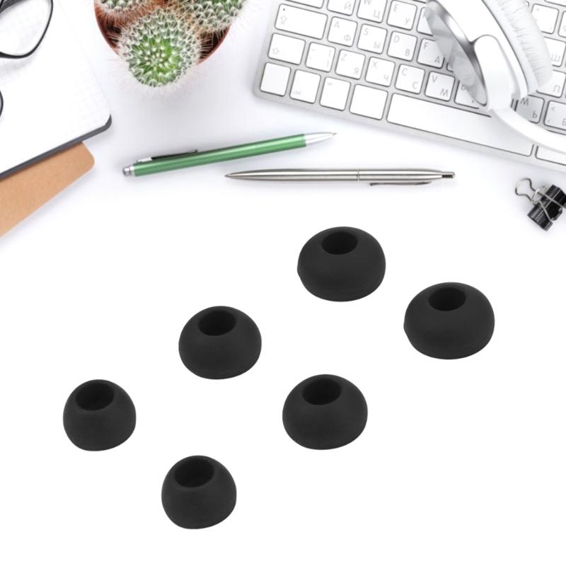 Silicone Earbud Tips Replacement EarbudCaps Eartips Tips 3Pairs Inner Hole 4mm Silicone Earplugs for FLASH