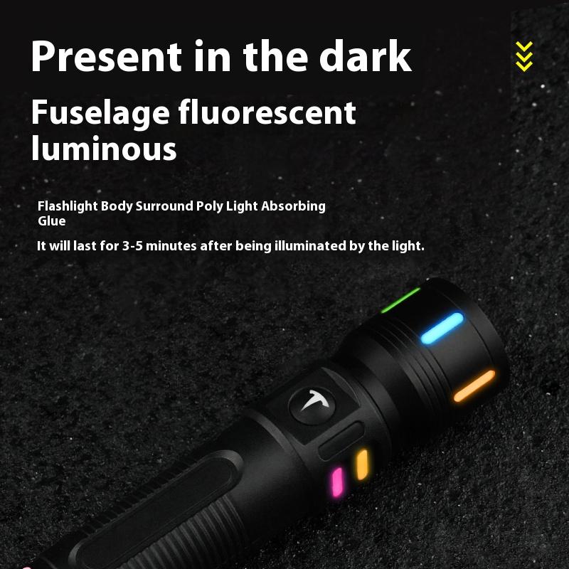 Powerful LED Flashlight Portable Zoomable Tactical Torch Waterproof Outdoor Hiking Emergency Fishing Camping Laser Flashlights