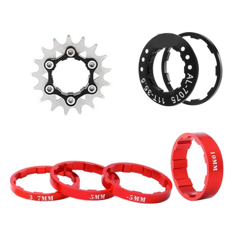 Single Speed Ritzel Hochfestes Stahl Freiläufe Fahrräder Schwungrad Kettenblatt Teil für Fixed Gear Fahrrad Einfach zu installieren