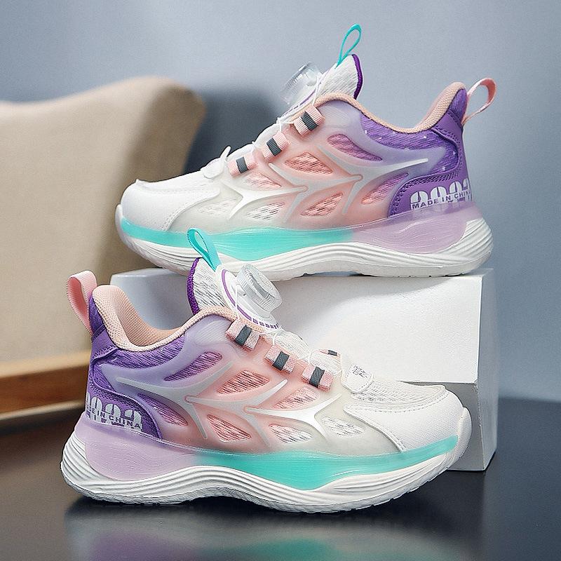 Running Luminous Mesh Tide Shoes Sneakers Girls Shoes New Boys Spring Summer 2025 Children's Breathable Casual Shoes