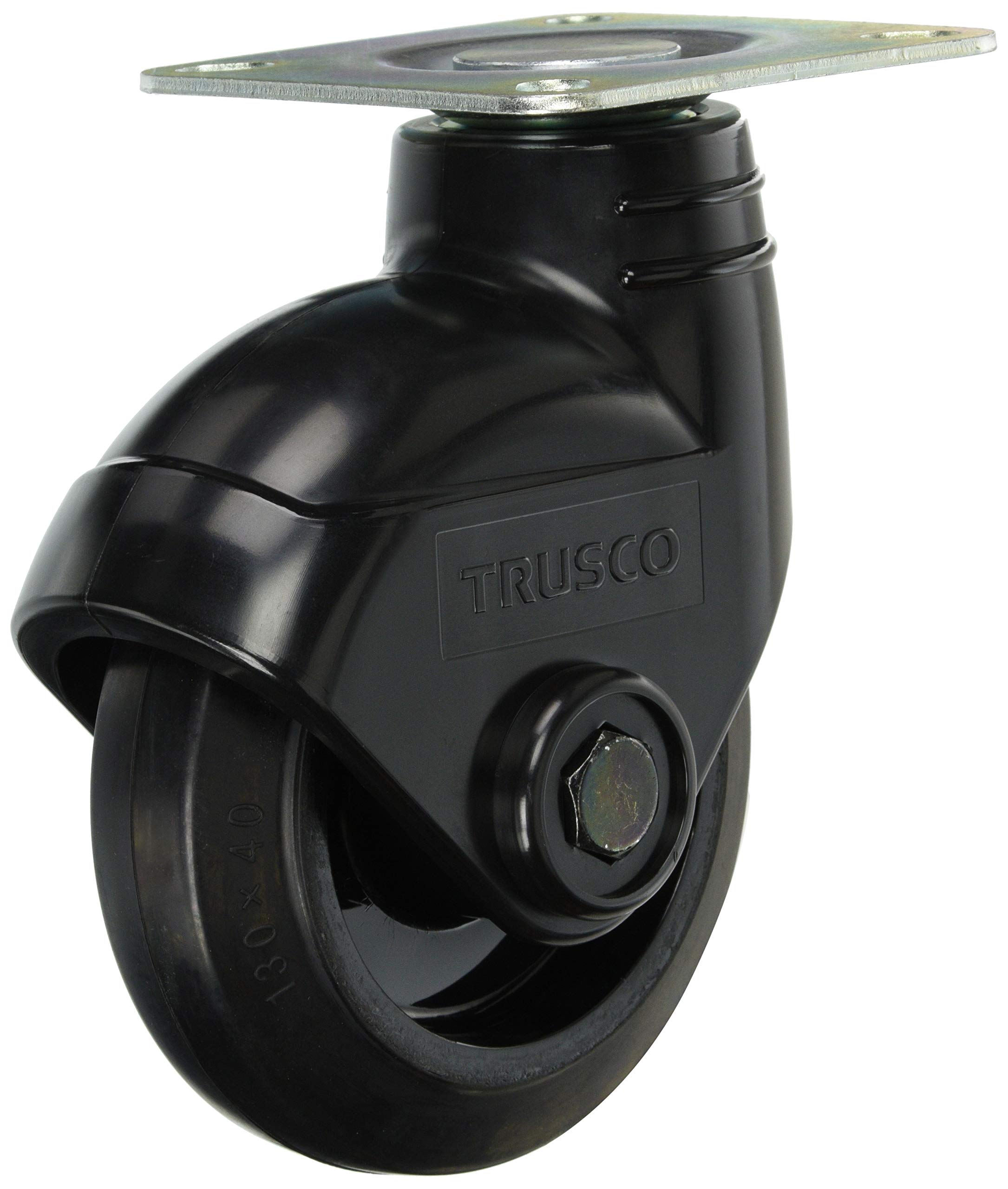

TRUSCO Колесо с шумоподавлением, поворотное, 130, TYPJ-130 чёрный