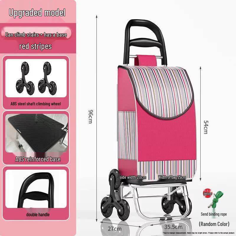 Upgraded Stair Climbing Shopping Cart