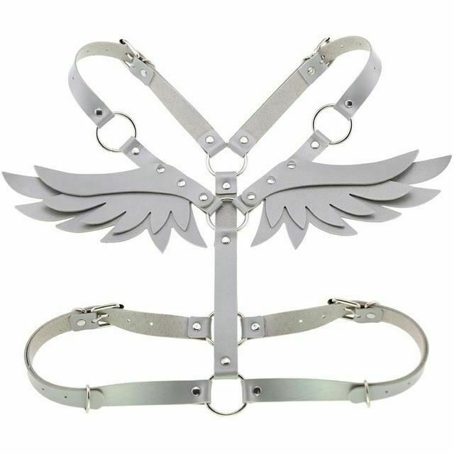 Angel Wings Body Harness 16 Colours Fetish Clothing Clothing