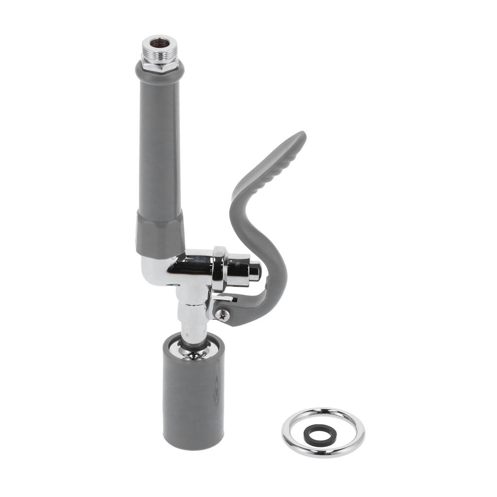 Commercial Faucet Sprayer Assembly Stainless Steel High Pressure Rinse Faucet Spray Head Accessory Gray Kitchen Supplies