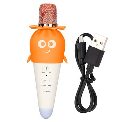 K5 Kinder Mikrofon Multifunktions Drahtloses Bluetooth Mikrofon für Mädchen Jungen und ErwachseneGelb