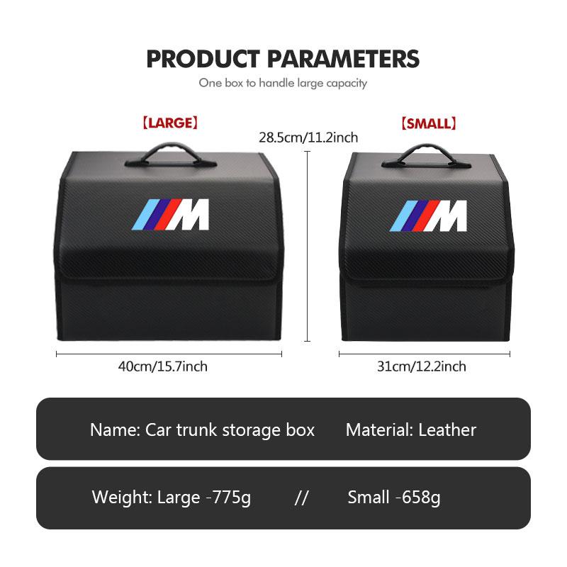 WCHT7 Car Organizer Trunk Storage Box Stowing Tidying Container Bag For BMW X1 X2 X3 X4 X5 X6 X7 G20 G30 6GT E46 E90 E60 F10 E39