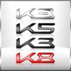 New Auto Exterior K3 K5 K8 Emblem Fender Rear Trunk Body Badge Sticker For Forte Ceed Cerato RIO 2 3 4 Sorento Sportage CF5
