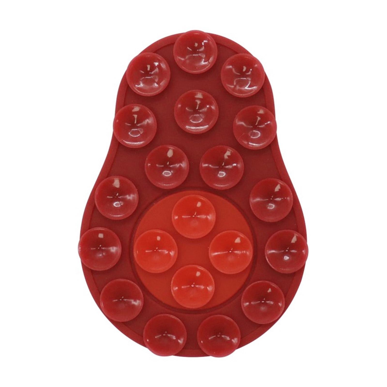 

Phone Support Silicone Suction Cup Phone Support for Selfie and Video Avocado Shaped Phone Suction Stand Double Sided