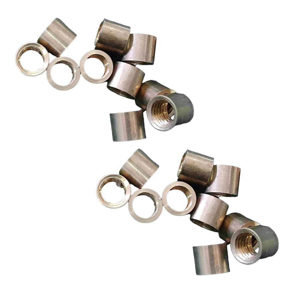 10Pcs Billiard Cue Stick Ferrule Replacement Portable Billiard Accessories