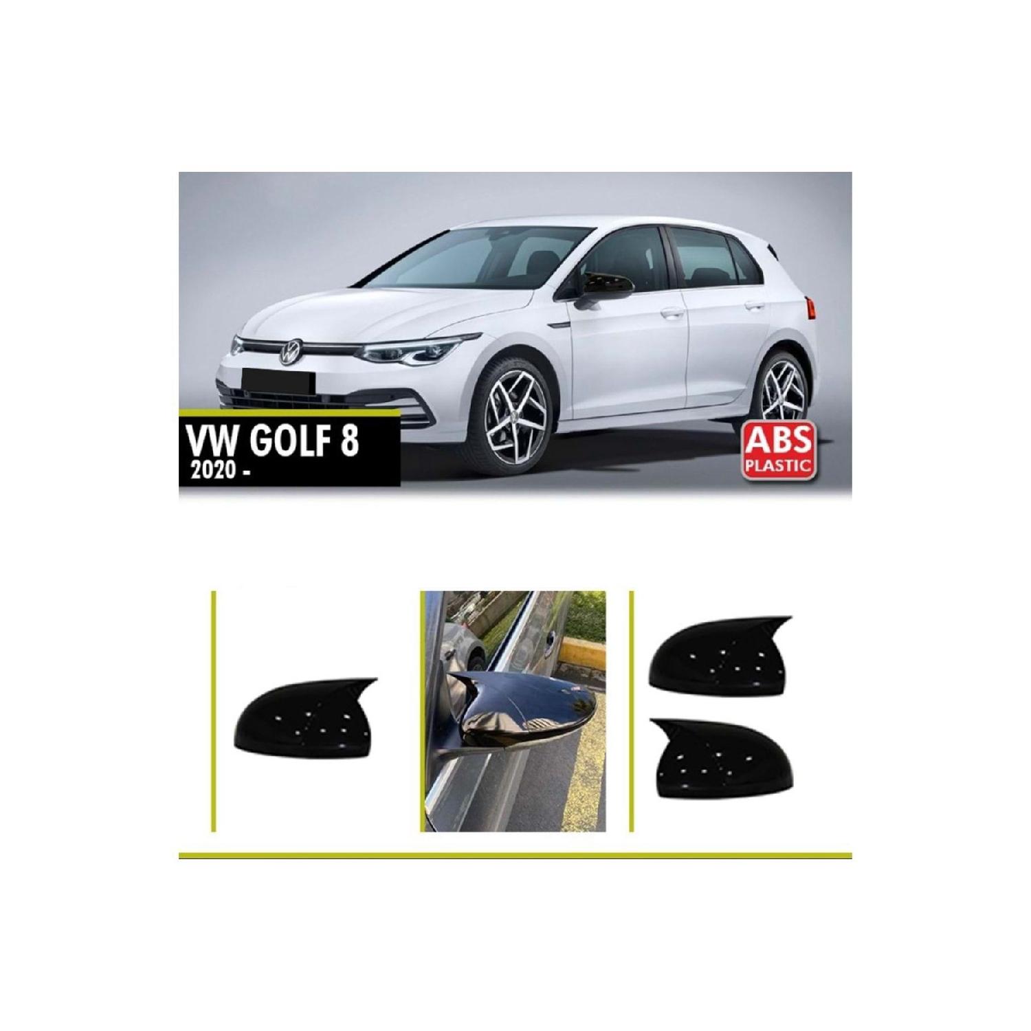 

Для Volkswagen Golf 8 Batman Bat Зеркальный чехол Piano Черный/После 2019 года