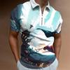 Stylish Plaid Short Sleeve Polo Shirt, Casual Comfort for Daily Wear