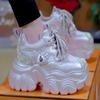 Women's shoes platform women's new spring and summer mesh breathable casual sports shoes
