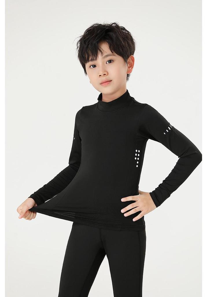 2024 Kids' Quick-Dry Sportswear Set: Elastic Fit Underwear for Boys & Girls, Perfect for Basketball, Football, and Athletics
