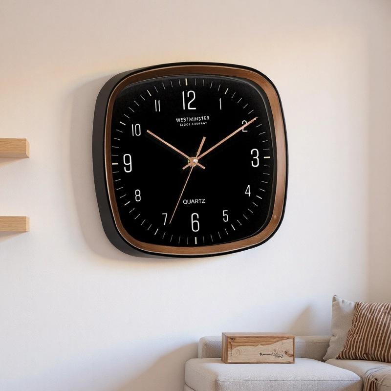 Square Silent Wall Clocks Living Room Bedroom Artistic Fashion Clocks Creative Clock Accessories Orologio Da Parete Home Decor