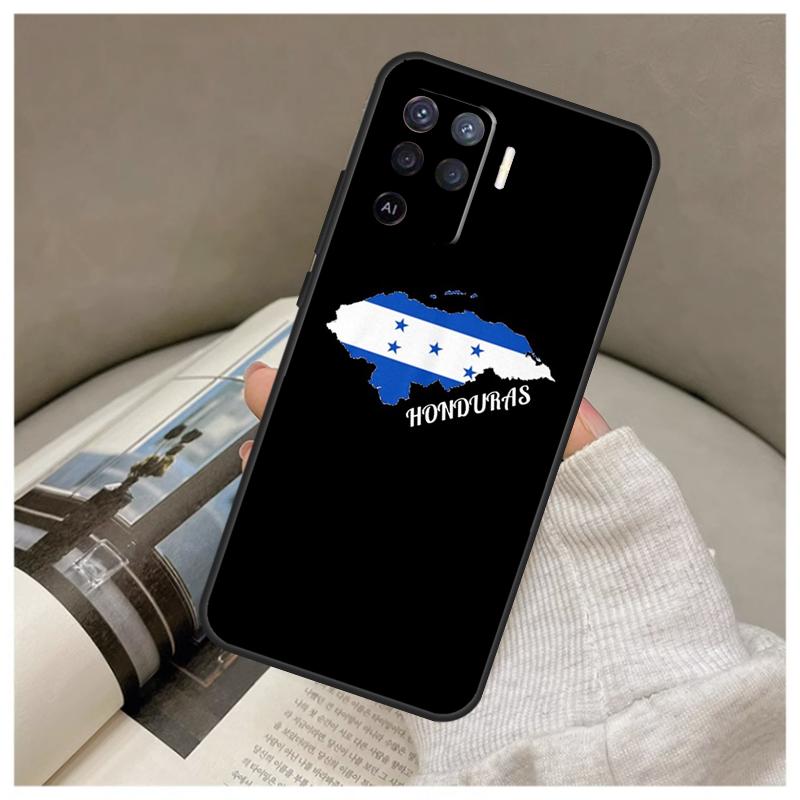 Honduras Flag Case For Oppo A80 A60 A40 A5 Pro A15 A16 A17 A57 A77 A94 A74 A54 A76 A96 A18 A38 A58 A78 A98