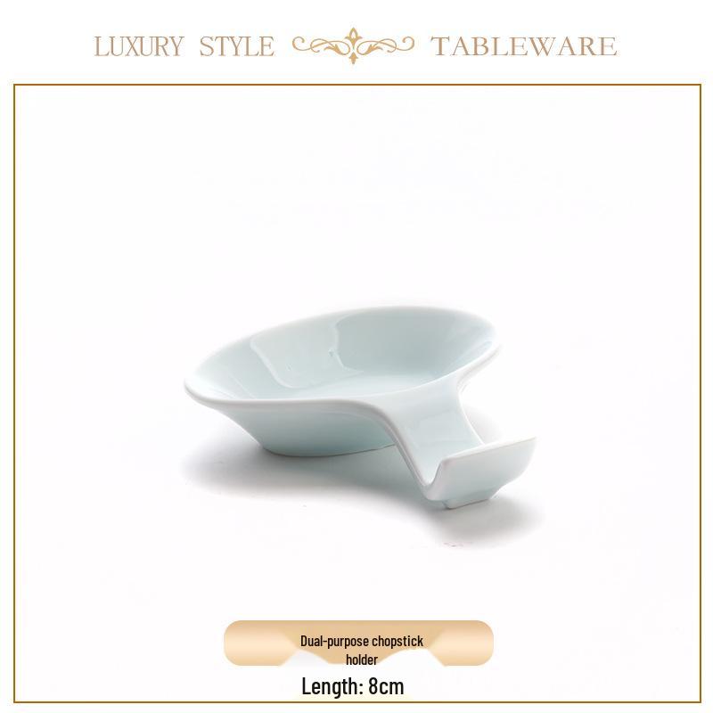 Jingdezhen Porcelain Tableware: Yingqing Linglong Underglaze Bowl & Plate Set - Easy To Clean, High-White, Gift-Ready.