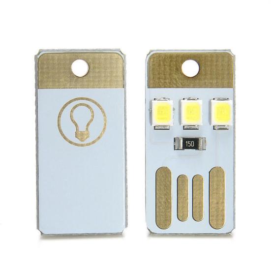 

2шт мини-портативный яркий белый светодиодный ночник USB-лампа для чтения ноутбуков