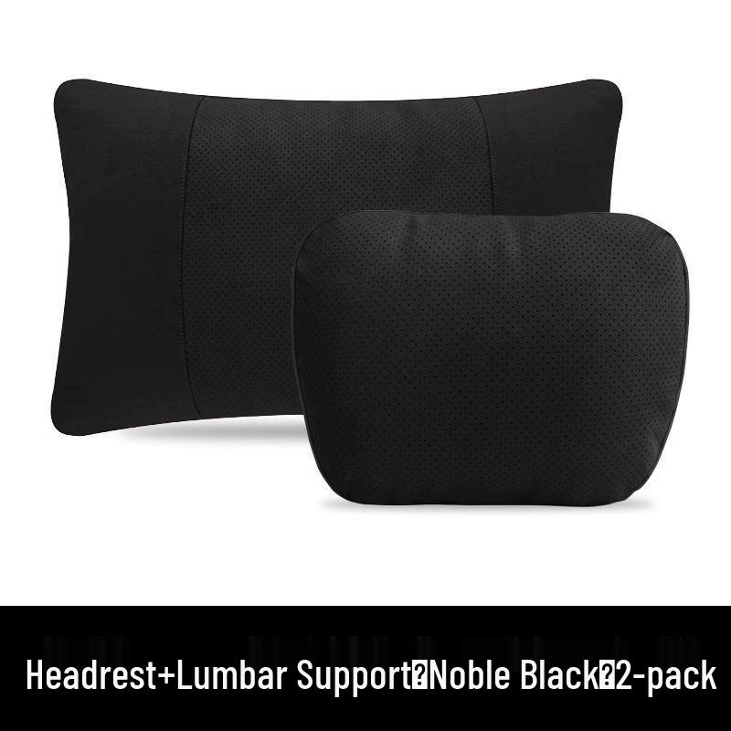 Tesla Car Headrest and Neck Support Pillow for Model 3/Y/S/X - Lumbar Support Cushion for Car Seats
