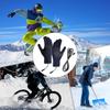 USB Rechargeable Heating Gloves Outdoor Snowboard Gloves Touchscreen Winter Thermal Gloves for Snowboarding Motorcycle Riding 