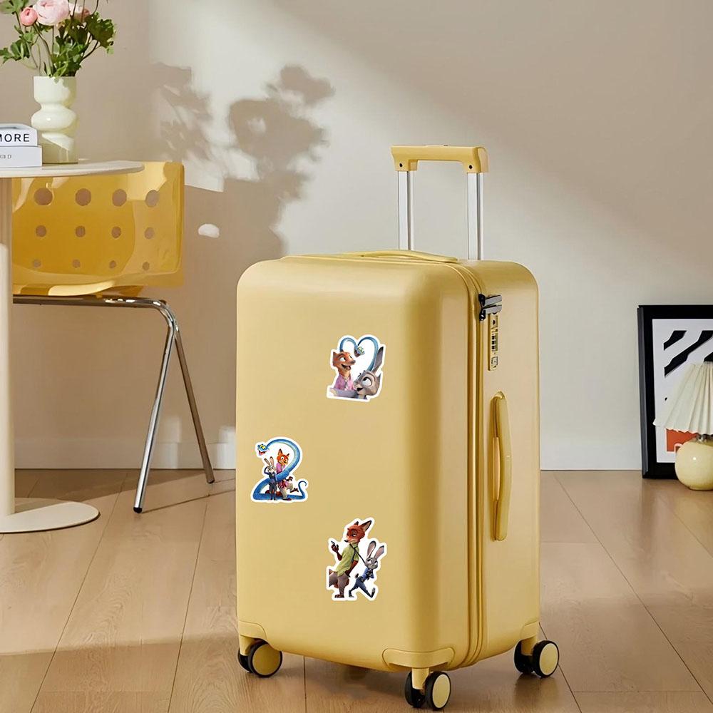 60-120PCS Zootopia Sticker Cartoon Water Resistant Vinyl Cards Stickers Designed for Boys Girls Water Bottles Laptop Suitcase Designed for Celebration