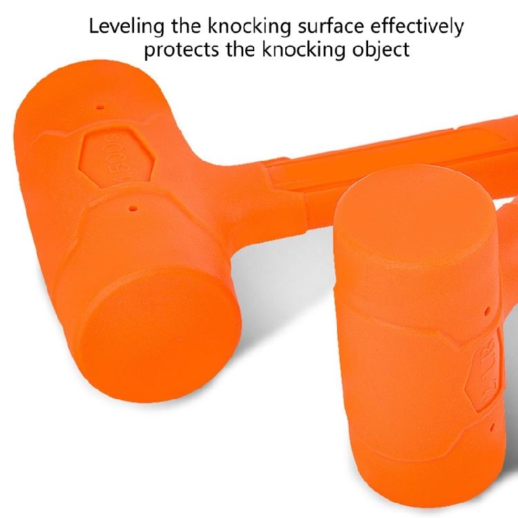Shockproofs Rubber Hammer with Steel But NoElastic Rubber Hammer